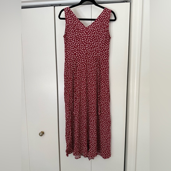 Reformation Red Floral Midi Dress - Picture 7 of 7